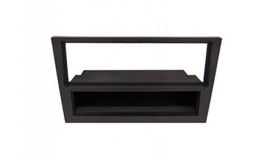 2-DIN frame Opel Combo, Trafic, Vivaro +bakje, grijs zilvr