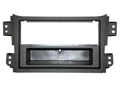 1-DIN frame Opel Agila 08-14, Suzuki Splash 08-14 zwart