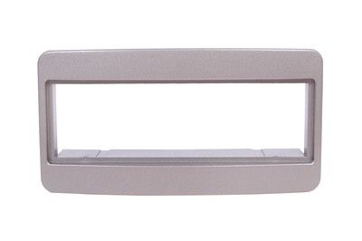 1-DIN frame Toyota Avensis 01-09, Hilux, 08-13 donkergrijs