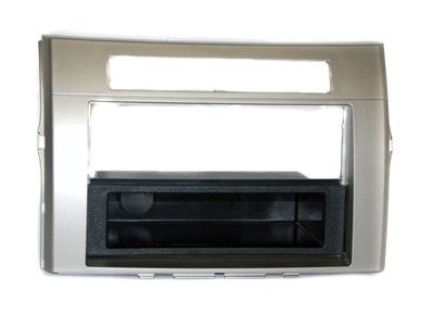 1-DIN frame Toyota Corolla Verso 04-09 met bakje, zilver