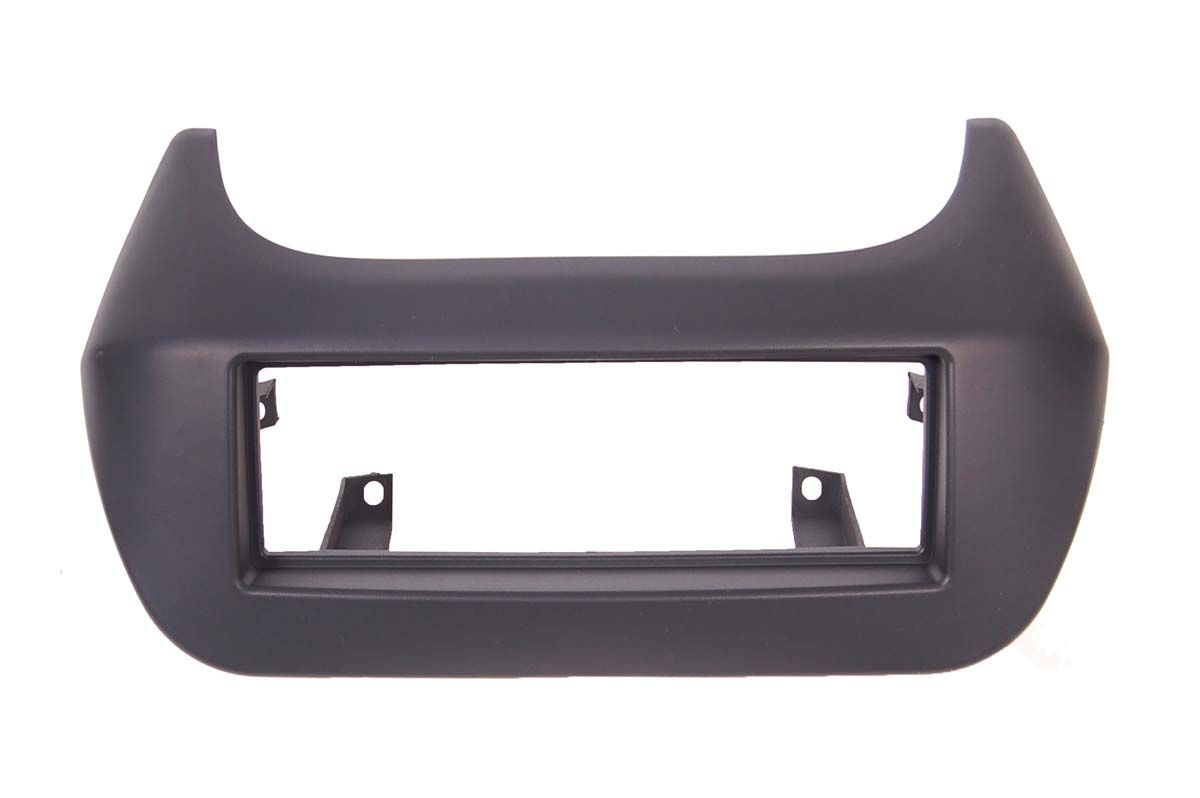 1-DIN frame Citroen Nemo, Fiat Fiorino, Bipper 07-21 zwart