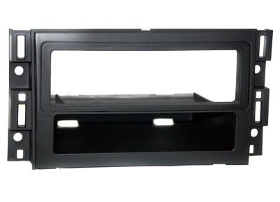 1-DIN frame Chevrolet, Buick, GMC, Hummer H2 07- zwart