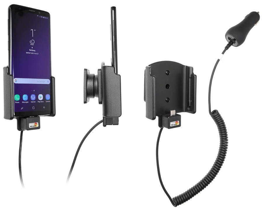 Brodit holder/charger Samsung Galaxy S9 cig.plug