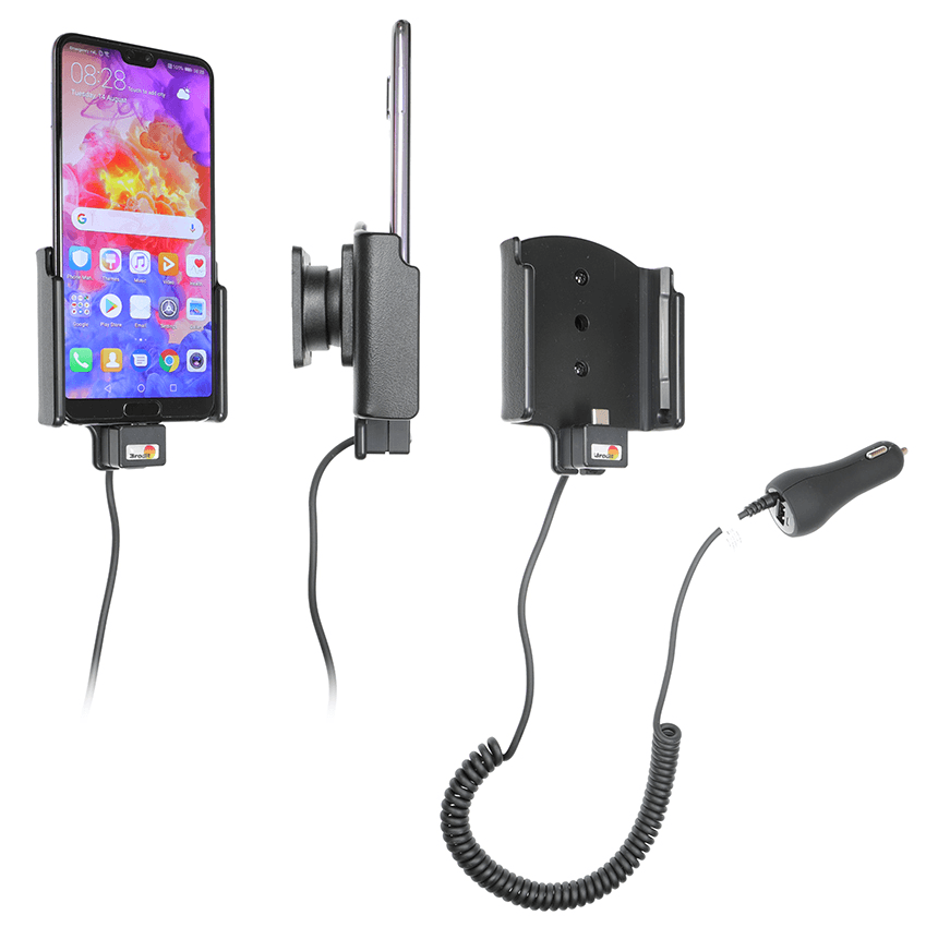 Brodit holder/charger Huawei P20 Pro cig.plug