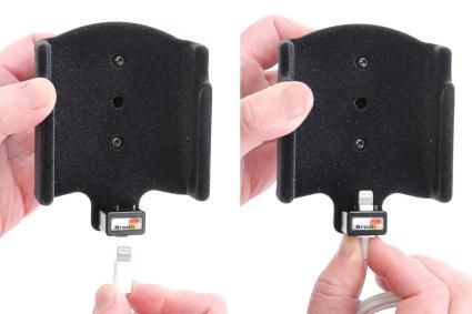 Brodit holder Apple iPhone 11 Pro padded lightning-->USB-C