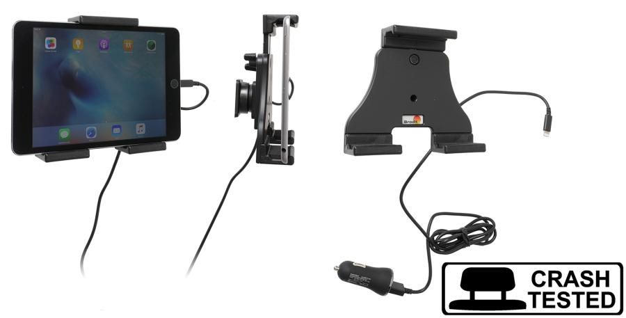 Brodit AH tablet adjust.120-150mm USB sig.plug-lightning