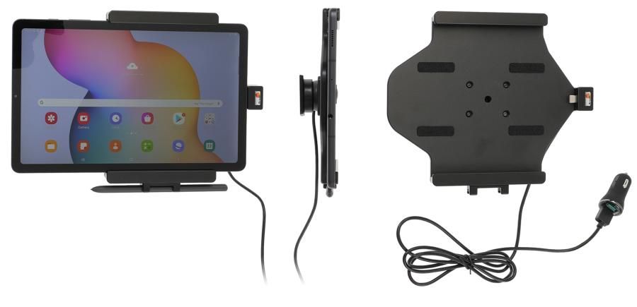 Brodit holder/charger Sam.Galaxy Tab S6 Lite USB cig.plug