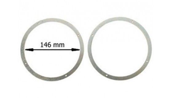 Speakerring set upgrade staal met schuimrubber 165mm