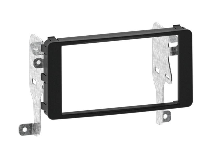 2-DIN frame Mitsubishi Lancer 08-17, zwart