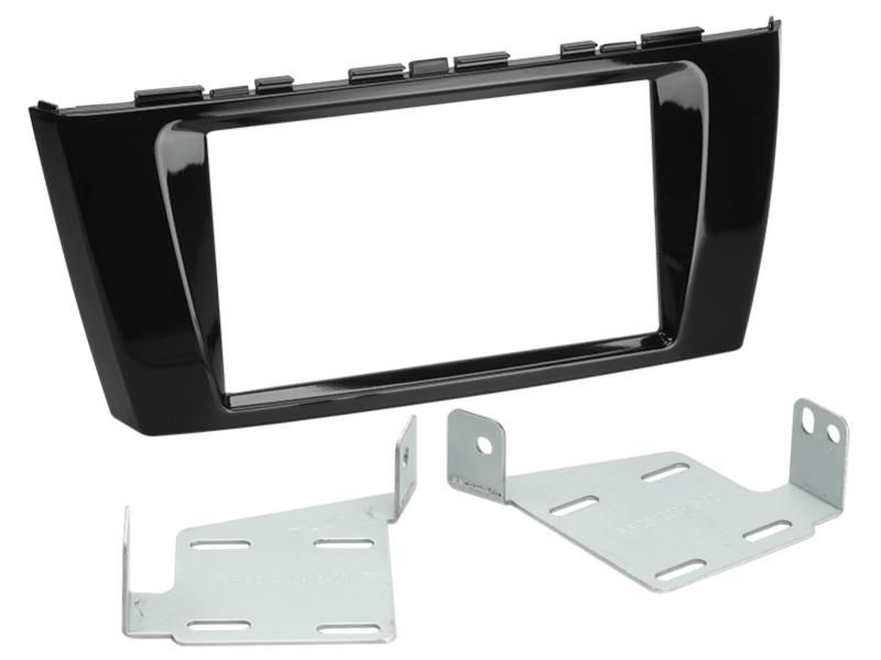 2-DIN frame Mitsubishi Space Star 13-16, piano zwart