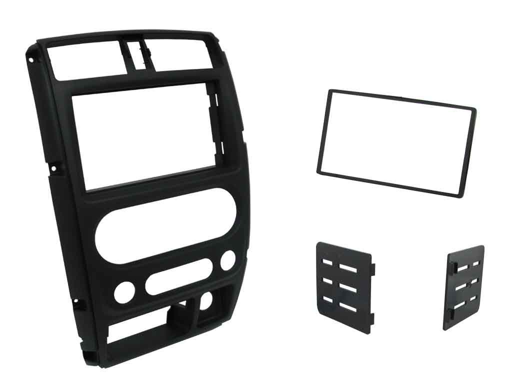 2-DIN frame Suzuki Jimny 08-18 zwart