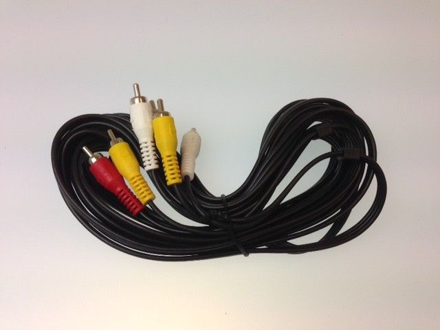 Audio kabel 3x RCA M - 3x RCA M 1m