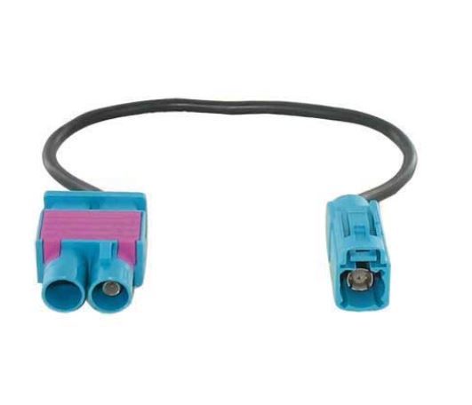 adapterkabel 10 cm Fakra F - Fakra M dubbel