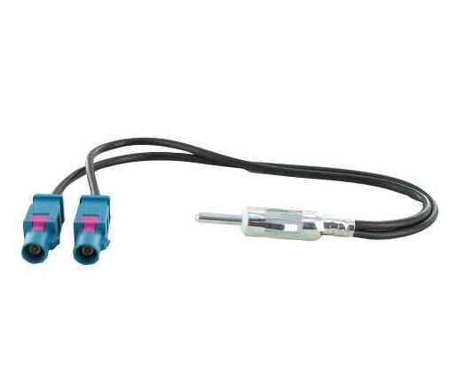 adapterkabel 15 cm Y splitter DIN M - Fakra code Z 2 x