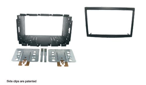 2-DIN frame Citroen C5 08-17, zwart