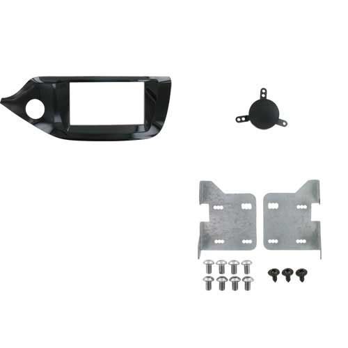 2-DIN frame Kia Ceed 13-18, piano zwart