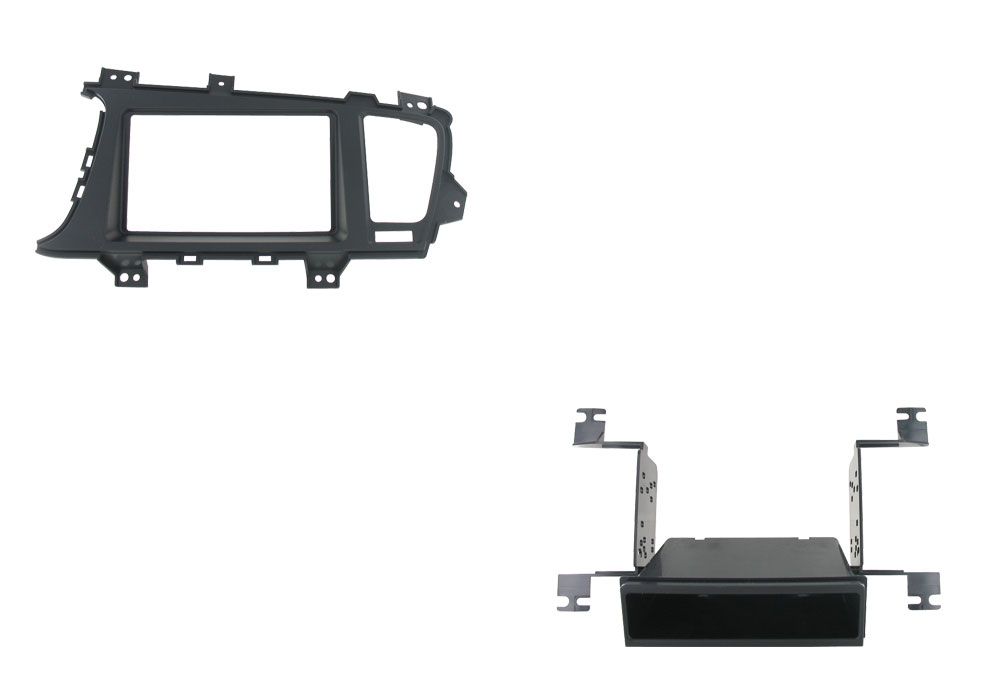 2-DIN frame Kia Optima 10-14 met bakje, zwart