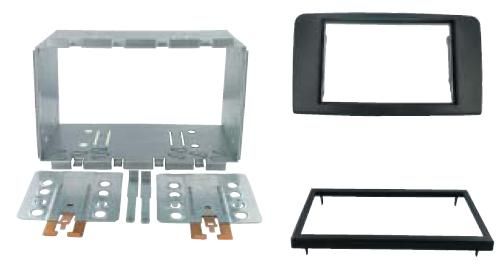 2-DIN frame Mercedes ML 05-11/ G 06-12 zwart