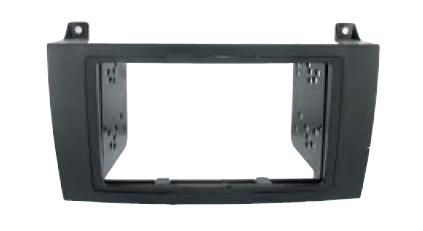 2-DIN frame Smart ForTwo 04-10 zwart