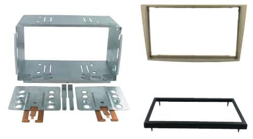 2-DIN frame Opel Astra 04-10 met metaal, antraciet