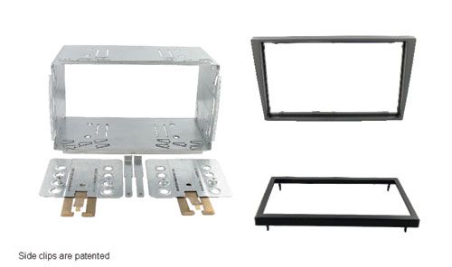 2-DIN frame Opel Signum 05-08, Vectra 05-09, zwart