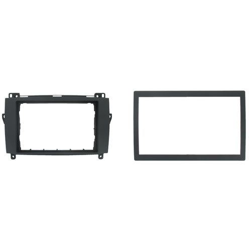 2-DIN frame Mercedes Sprinter, Vito, VW Crafter 07- zwart