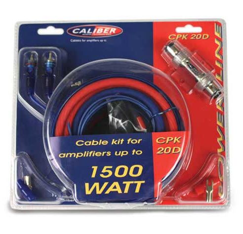 kabel kit voor versterkers tot 1500 watt
