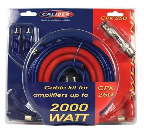 kabel kit voor versterkers tot 2000 watt