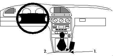 Proclip Ford Mondeo 97-00 Console mount