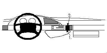 ProClip Peu.806/Cit.Evasion/Fiat Ulysse 95-01 Angled mount