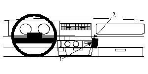 Proclip Renault 5 85-90/Express 91-96 Angled mount