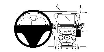 Proclip Hyundai Genesis Coupé 13-18 (For USA)- angled mount