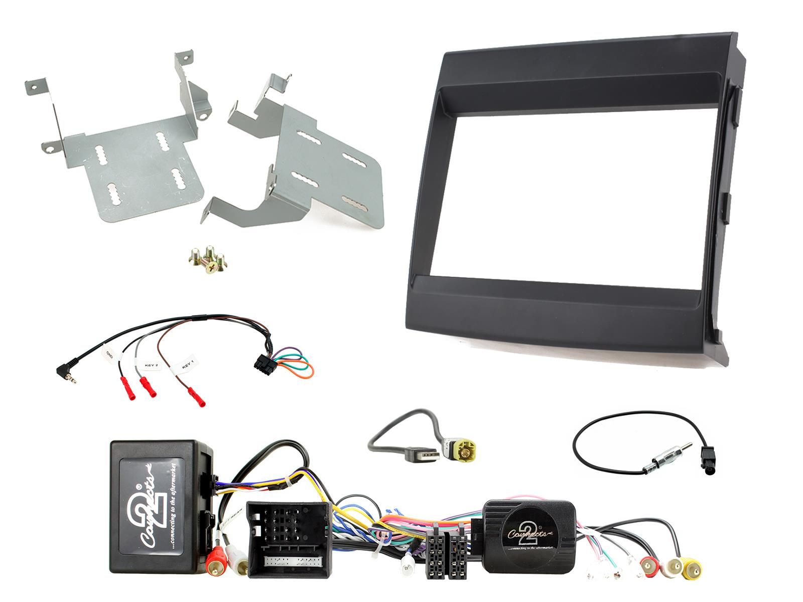 2DIN KIT Porsche Cayenne 11-16 + cam/pdc audio/amp ret.