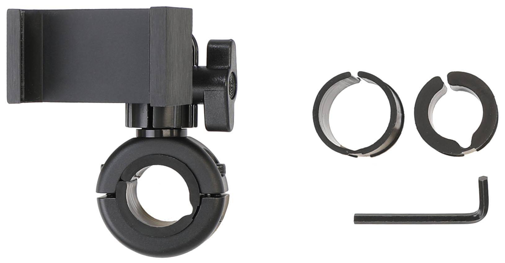 Brodit Motorcycle mount + holder 56-92mm, 20-32mm bar/ H40mm