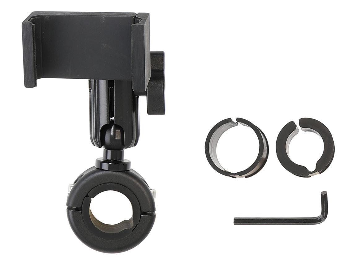 Brodit Motorcycle mount + holder 56-92mm, 20-32mm bar/H71mm