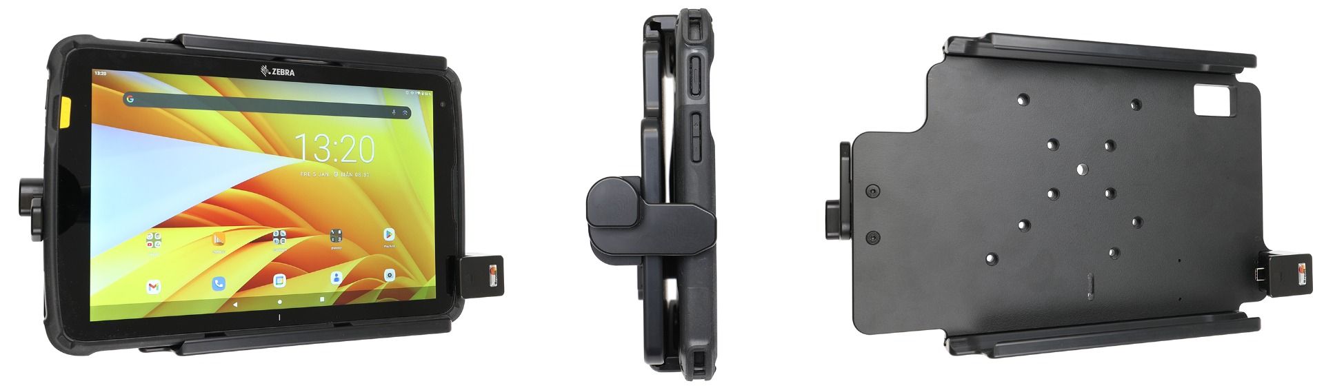 Brodit houder Zebra ET40/45 10 inch with springlock/usbC 3.1