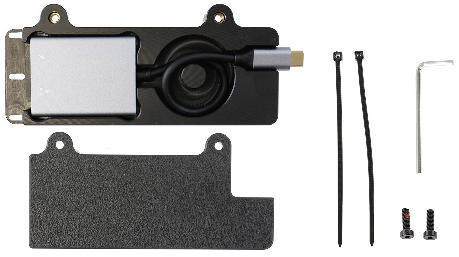 Brodit USB-C Hub with PD 100W and 1000Mbps Ethernet.