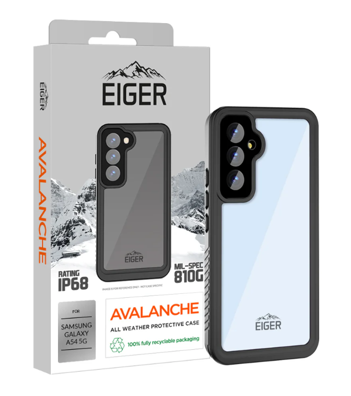 Eiger AVALANCHE waterdicht SAMSUNG GALAXY A54 5G - black/tra