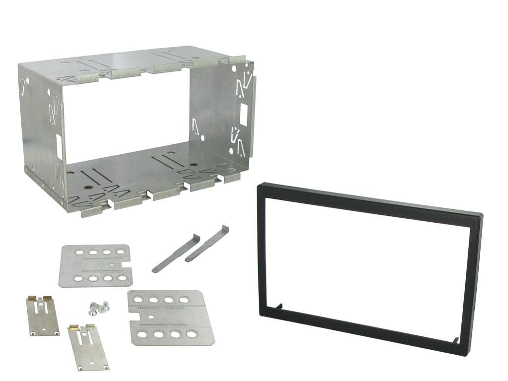 2-DIN frame Universeel metalen kist 113 X 183,5mm