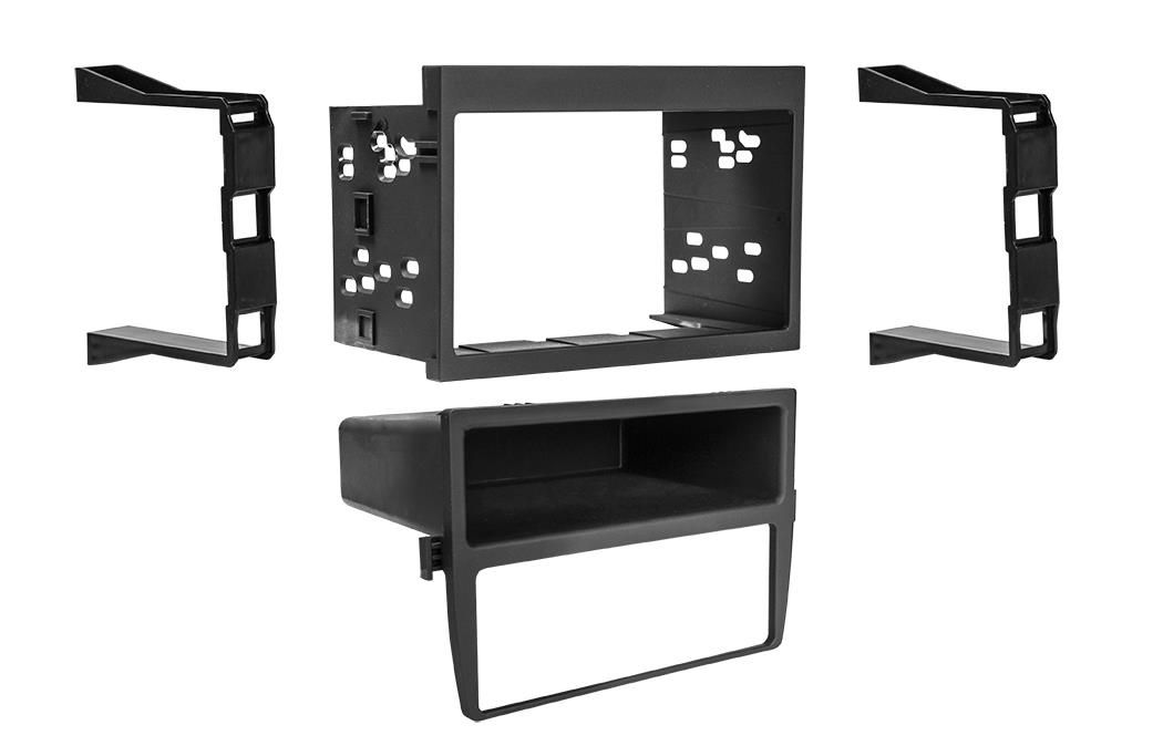 2-DIN frame Porsche Boxster (986) 97-04, 911(996) 99-05 zwar