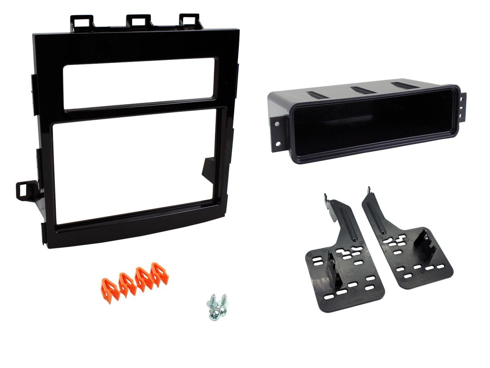 2-DIN frame Subaru Impreza/XV 17- zwart