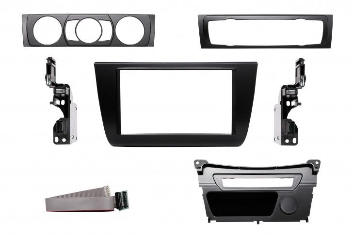 2-DIN frame BMW 1-serie 07-14 met man/auto airco Kit