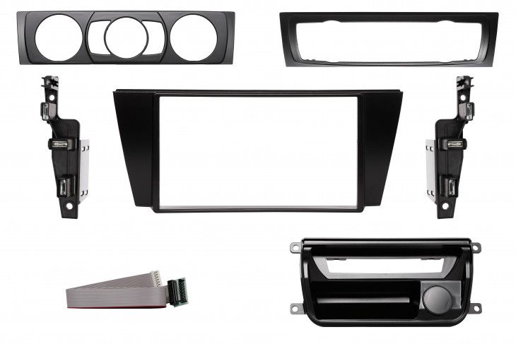 2-DIN frame BMW 3-serie 05-14 met man/auto airco Kit