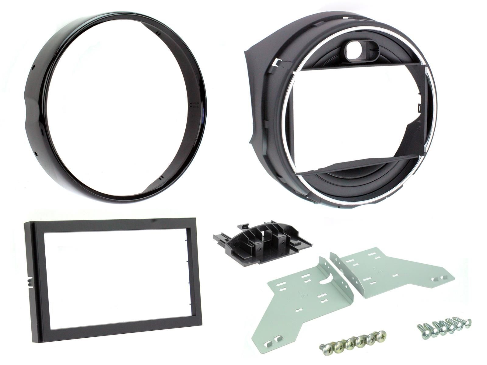 2-DIN frame Mini Cooper (F55,56), Paceman 14- zwart