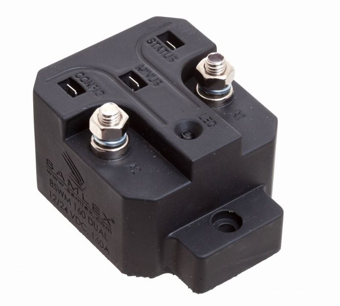 Accu Scheidingsrelais met motion detection 12V/24v 160A