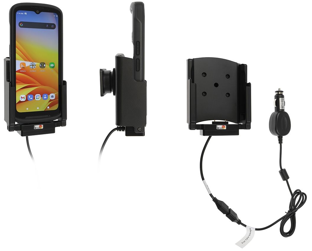 Brodit houder/lader Zebra TC15 sig.plug - 3A fits boot