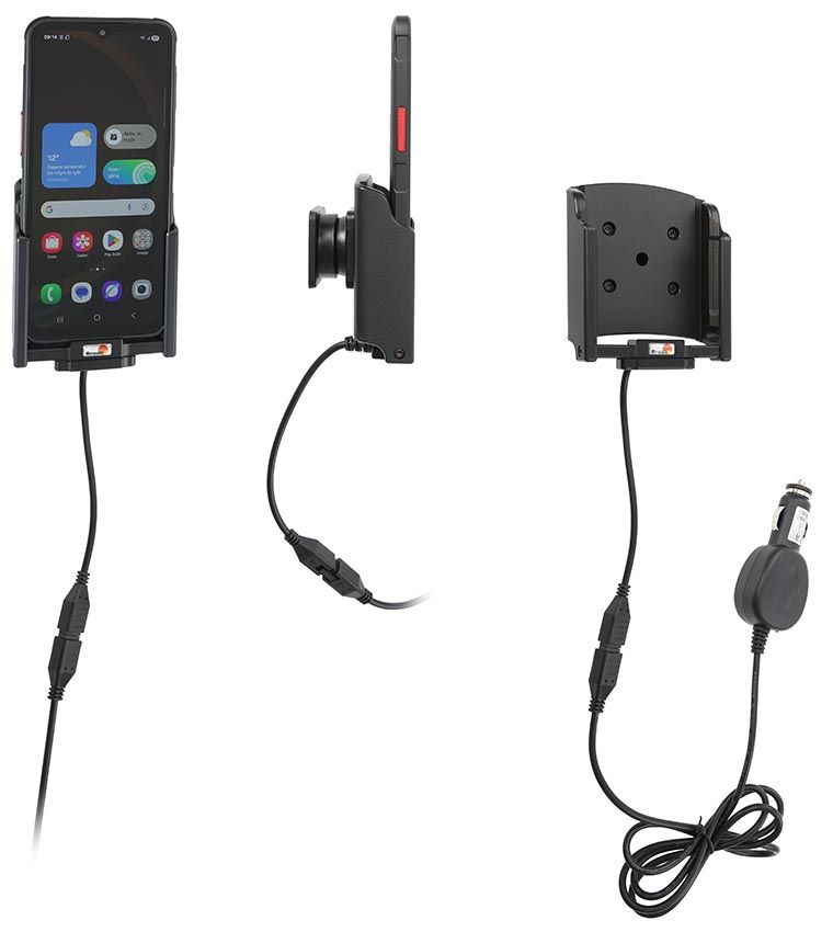 Brodit houder/lader Samsung Xcover 7 Pro sig.plug -pogo