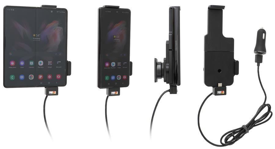 Brodit houder/lader Samsung Z Fold4 5G USB sig.open&folded