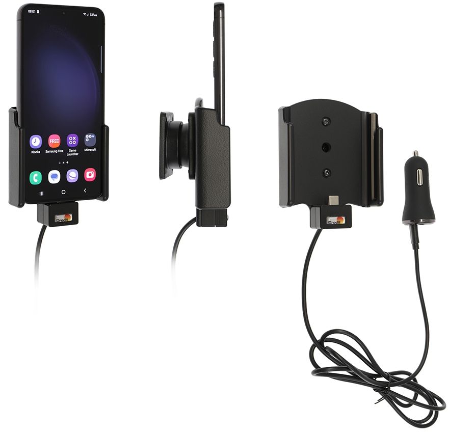 Brodit houder/lader Samsung Galaxy S23 USB sig.plug
