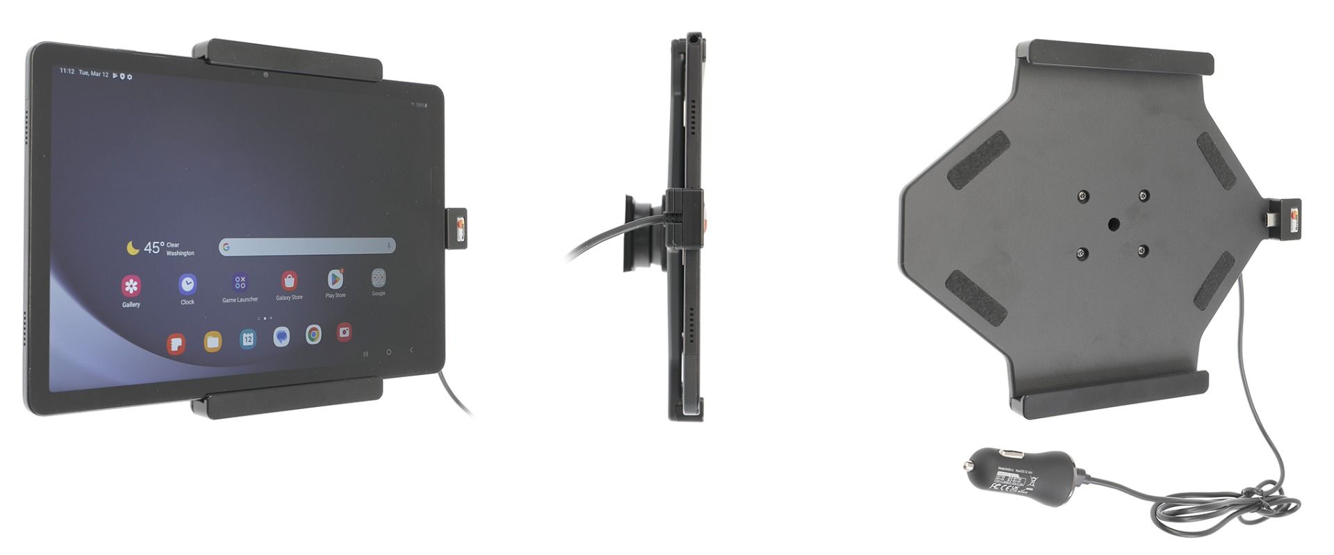 Brodit houder/lader Samsung Tab A9+ SM-X210 USB sig. plug